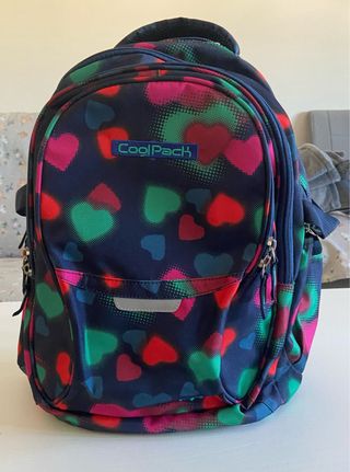 Mochila escolar CoolPack 4 cremalleras