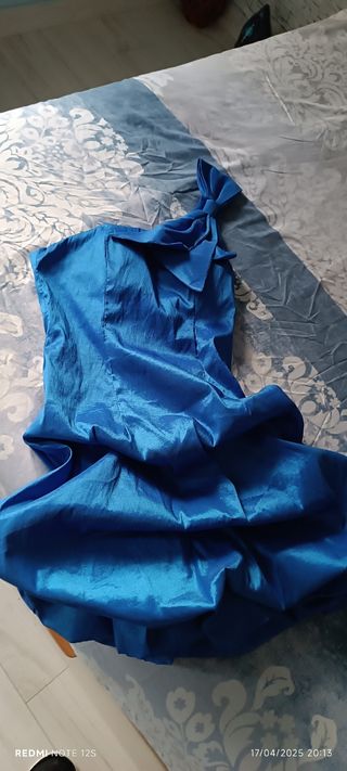Vestido fiesta azul talla M