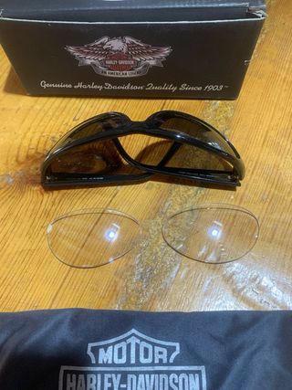 Gafas Harley Davidson con lentes intercambiables. 