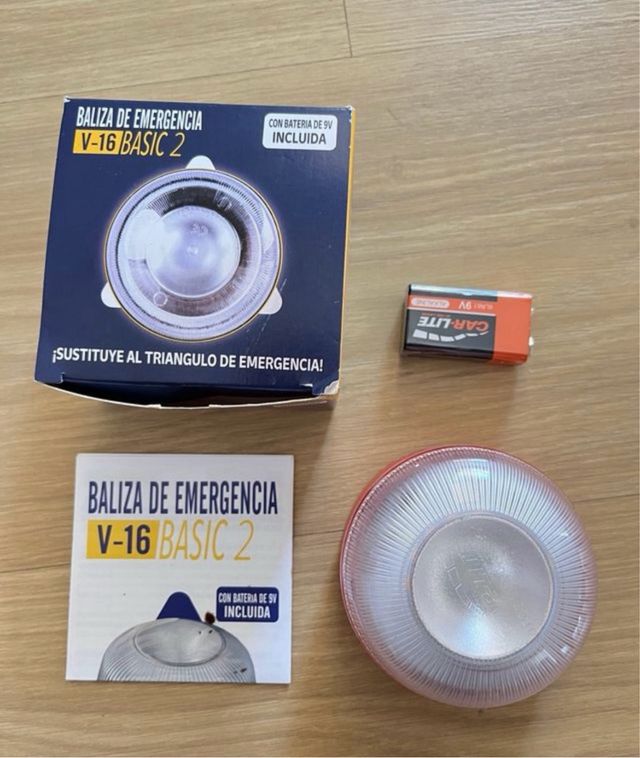 Faro di emergenza V-16 Basic 2 con batteria