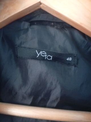 Chaquetón negro mujer talla 48