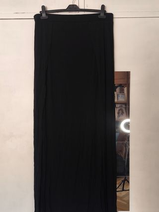 Falda larga negra talla 2XL