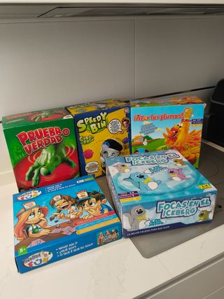 Lote 5 Juegos de Mesa Infantiles