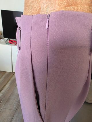 Pantalón de traje lila