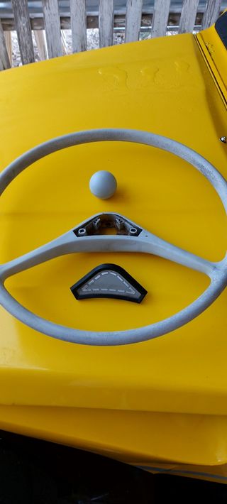 Volante y pomo palanca de cambios Citroën 2CV..