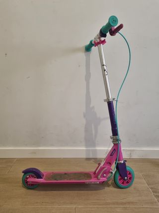 Patinete Oxelo niña rosa y morado