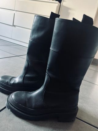 Botas Zara Talla 38 Negras