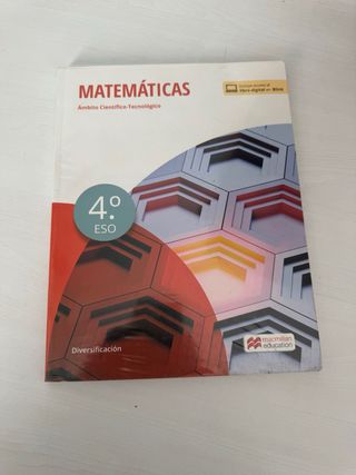 Matemáticas 4º - Libro de texto en formato físi...