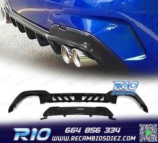 DIFUSOR BMW G20 G21 19- LOOK M NEGRO BRILLO
