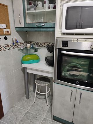 Muebles de cocina con horno y microondas