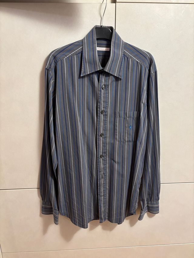 Camicia uomo RODRIGO righe manica lunga