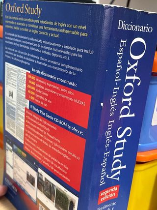Diccionario Oxford Study para estudiantes de in...