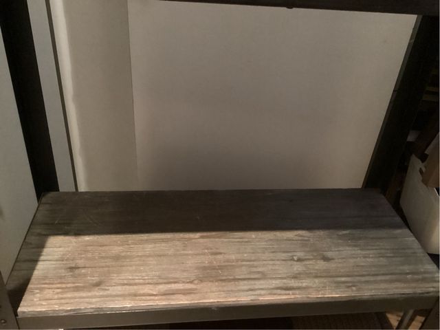 Estantería industrial metal y madera