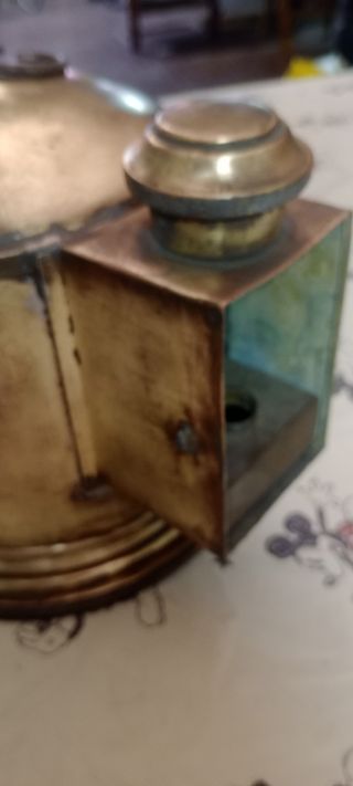 Lampada da tavolo in ottone