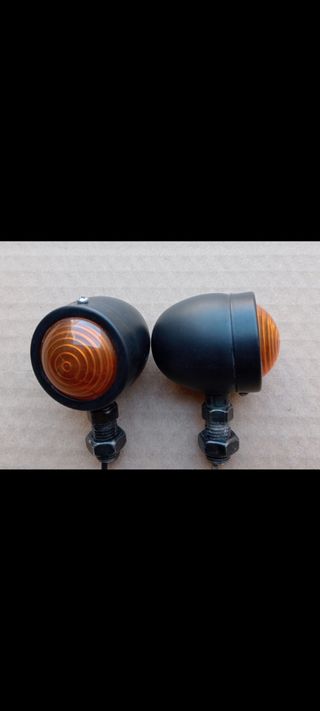 Par Intermitentes Moto 12V Naranja