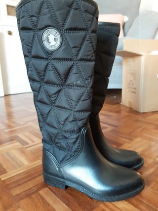 Botas Coronel Tapiocca Impermeables Negras