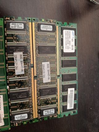 Memoria RAM DDR 512MB 256MB 128MB