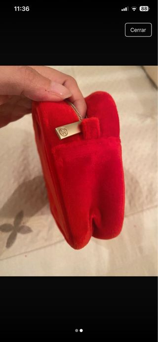 Neceser Chanel Terciopelo Rojo