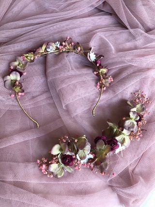 Corona y adorno comunión personalizado