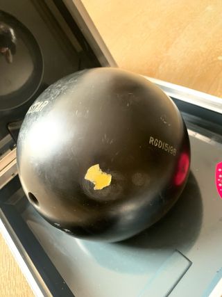 Palla da bowling con valigetta