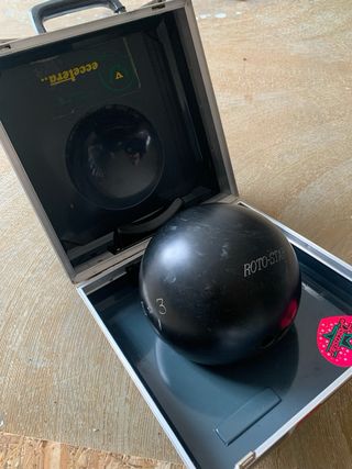 Palla da bowling con valigetta