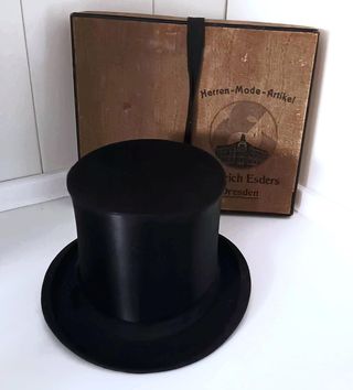 Chistera, sombrero de copa antiguo 1900 Alemania 