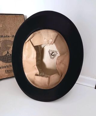 Chistera, sombrero de copa antiguo 1900 Alemania 