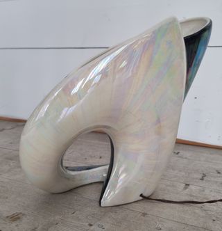 Lampada vintage Camillo Lusso ceramica