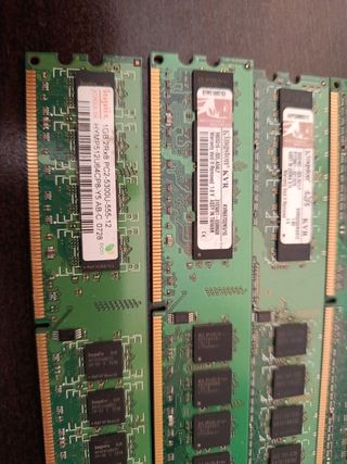 Memoria RAM Kingston DDR2 512MB y 1GB