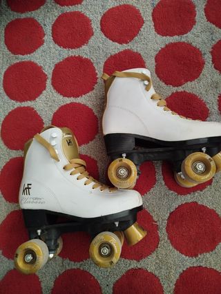 Patines artísticos blancos talla 38