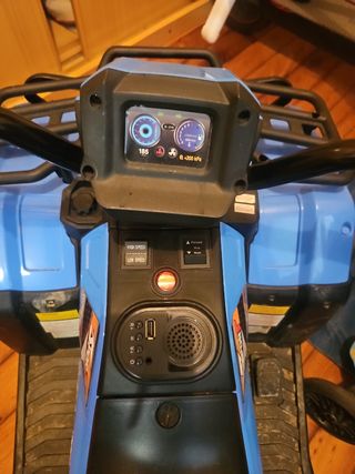 Cuatrimoto infantil azul