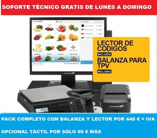 TPV Completo con Balanza y Lector