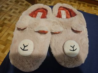 Zapatillas de estar por casa peludas