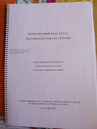 Derecho Procesal Penal - Materiales para estudio