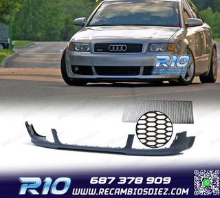 SPOILER LIP FRONTAL DELANTERO PARA AUDI A4 S LINE 00-04 + RE