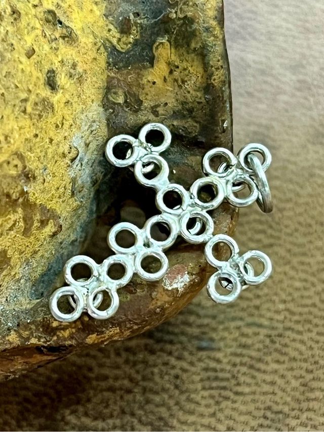 Colgante Cruz Plata Turquesa