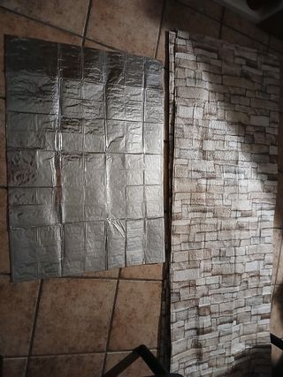 Set adesivi murali effetto pietra