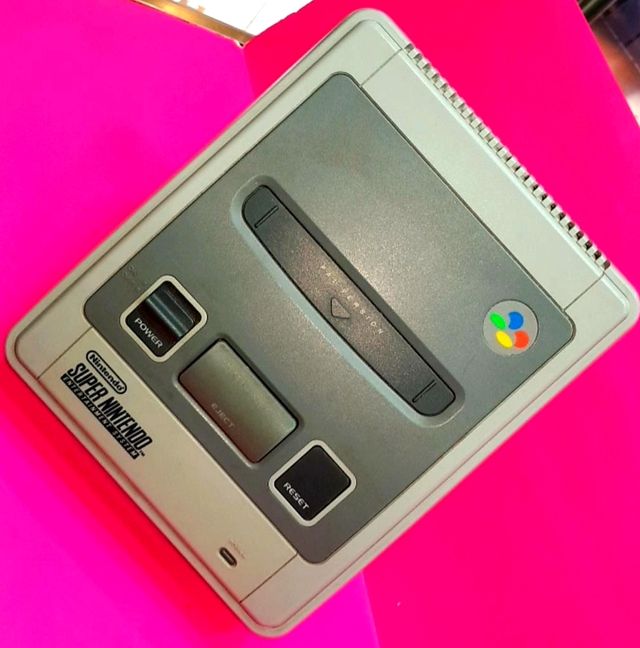 SUPER NINTENDO COMPLETA+2 MANDOS+SUPER MARIO KART