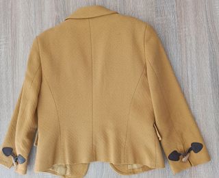 Chaqueta Zara americana color  mostaza