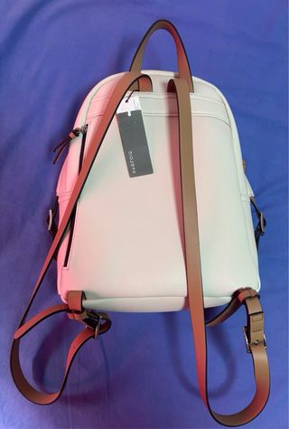 Mochila Parfois Blanca y Multicolor