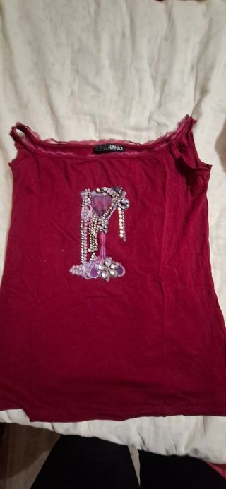 Canotta Liu Jo con punti luce rossi