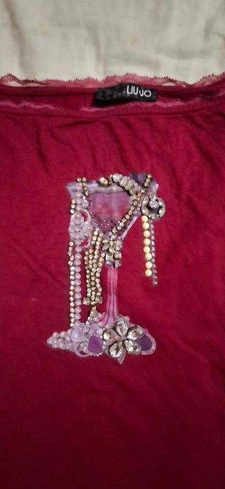 Canotta Liu Jo con punti luce rossi