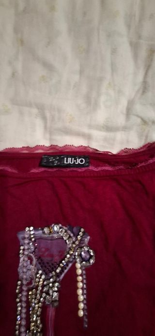 Canotta Liu Jo con punti luce rossi