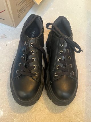 Zapatos negros plataforma