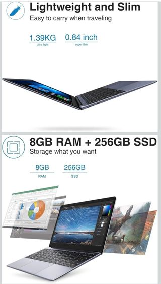 Chuwi NB14 Intel N4000 Portátil