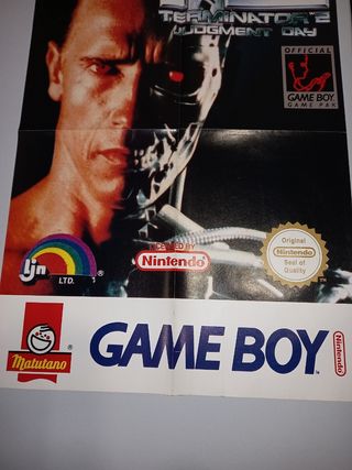 Póster "Terminator 2" Game Boy Nintendo