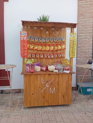 Kiosko de madera para eventos