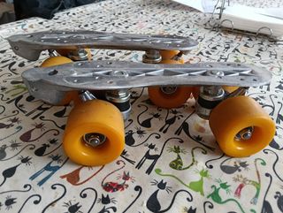 Plancha Patines Artísticos y ruedas y rodamientos 