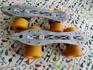 Plancha Patines Artísticos y ruedas y rodamientos 