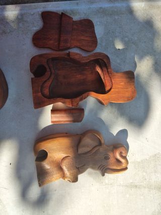 Cajas de madera sorpresa.